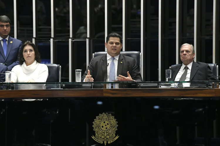 Alcolumbre: o senador acredita que a reforma deve ser analisada entre 45 e 65 dias (Jefferson Rudy/Agência Senado)