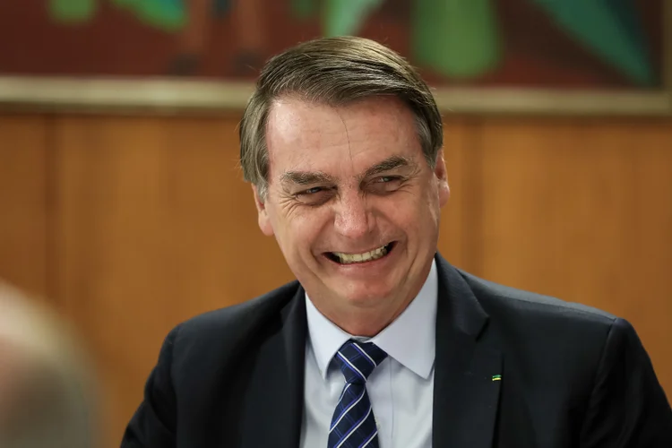 Bolsonaro e Augusto Heleno: presidente e ministro falaram sobre crescimento do Brasil no segundo trimestre (Marcos Corrêa/PR/Flickr)