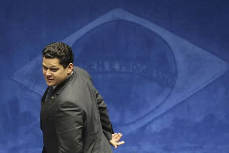 Davi Alcolumbre: O papel de Bolsonaro, afirmou o presidente do Senado, é encaminhar a proposta ao Congresso (Fabio Rodrigues Pozzebom/Agência Brasil)