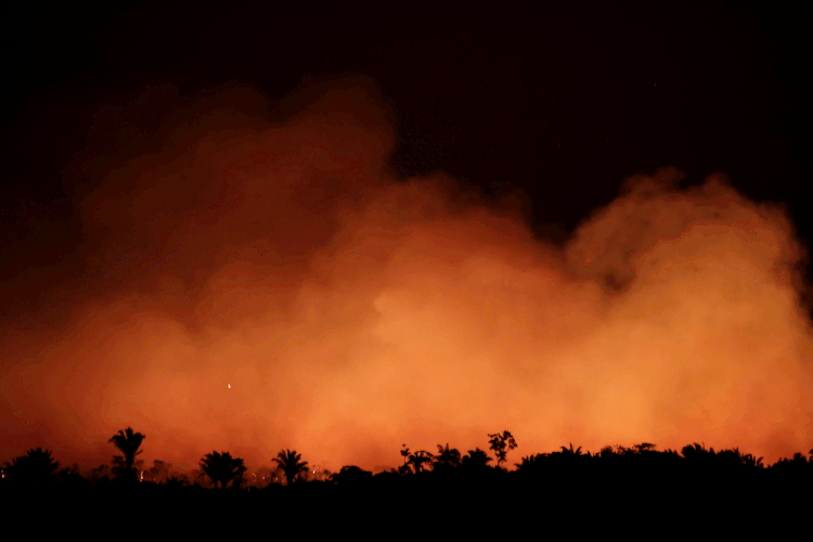 Queimadas: os incêndios na maior floresta tropical do mundo provocaram um protesto mundial (Ueslei Marcelino/Reuters)