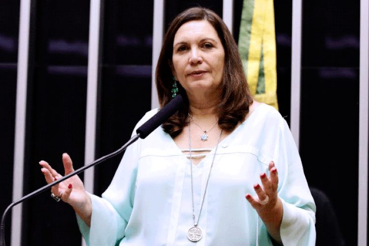 Bia Kicis: deputada foi colega de universidade do candidato à PGR (Divulgação/Agência Câmara)