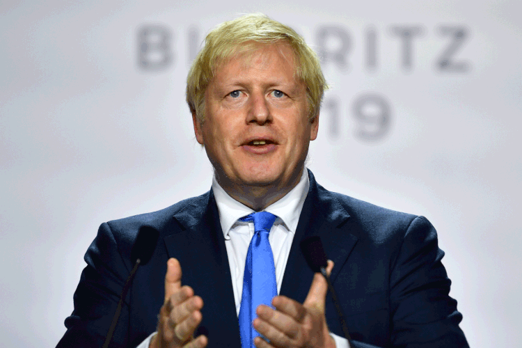 Boris Johnson: primeiro-ministro britânico ameaçou ignorar a lei e se retirar da União Europeia mesmo sem um acordo (Dylan Martinez/Reuters)