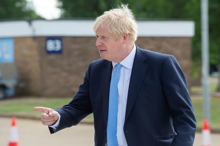 Boris Johnson: Premiê britânico prometeu a eleitores que o Reino Unido deixará a UE em 31 de outubro com ou sem um acordo de saída (Julian Simmonds/Pool/Reuters)