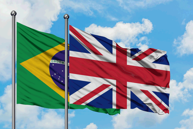 Brasil-Reino Unido: países fecharam acordo comercial (Sezer ozger/Getty Images)