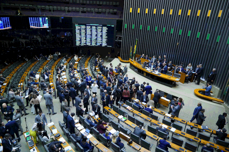 Plenário da Câmara dos Deputados (DF) (Pablo Valadares/Agência Câmara)