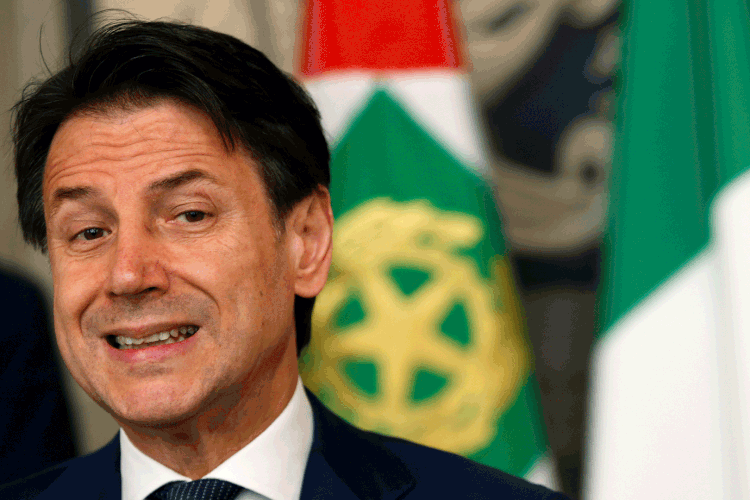 Conte: primeiro-ministro italiano renunciou ao cargo (Ciro de Luca/Reuters)