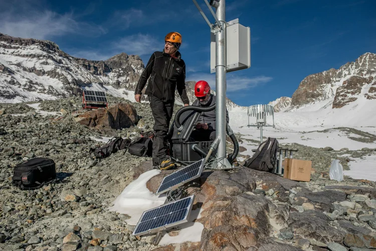 Cordilheira dos Andes no Chile: país O tem uma das maiores reservas de água doce do mundo (Bloomberg/Bloomberg)