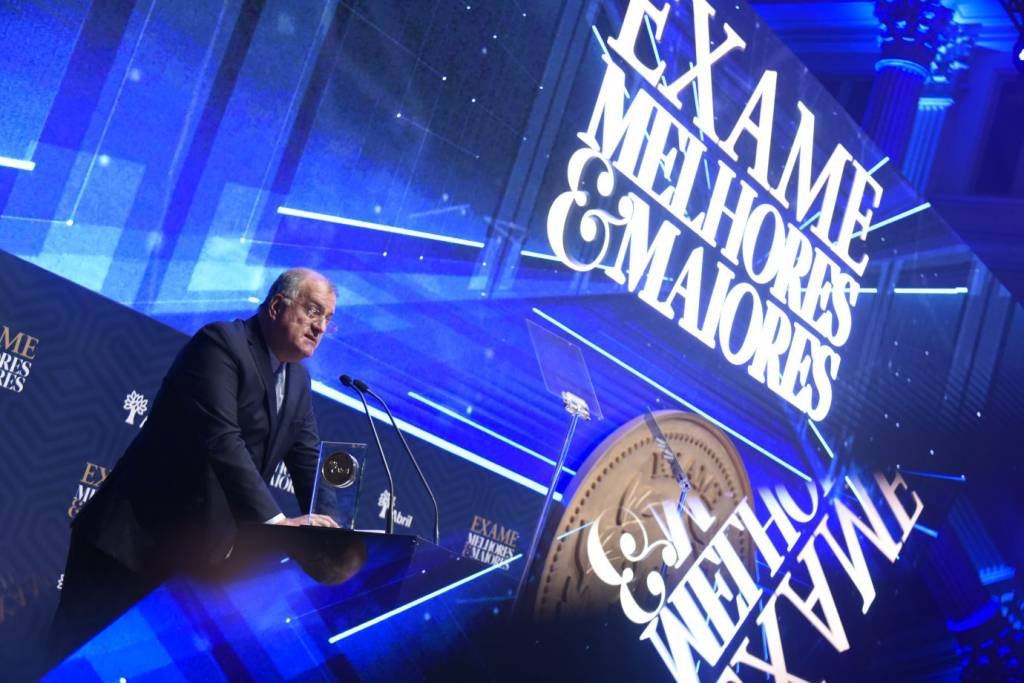 Heráclito Gomes, presidente da Rede D'Or São Luiz, recebe o prêmio de a Empresa do Ano do Melhores e Maiores 2019 (Flavio Santana/Exame)
