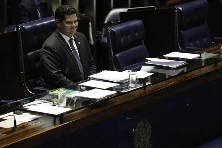 Davi Alcolumbre: postura independente do presidente do Senado pode dificultar em muito as pretensões do governo (Fabio Rodrigues Pozzebom/Agência Brasil)