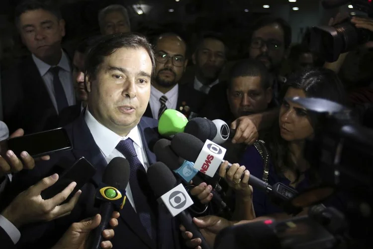 Rodrigo Maia (foto de arquivo): “Os empresários, não estou criticando todos, foram muito patriotas na Previdência. O que a gente quer deles agora é o mesmo patriotismo na reforma tributária” (Fabio Rodrigues Pozzebom/Agência Brasil)
