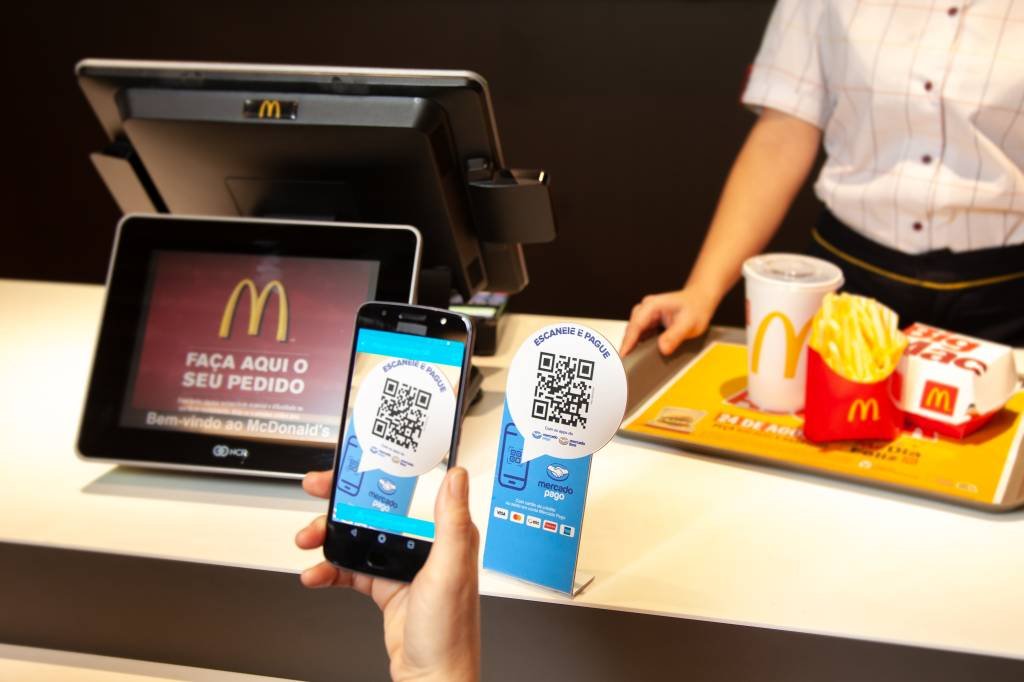 McDonald’s aceita pagamento por código QR com Mercado Pago