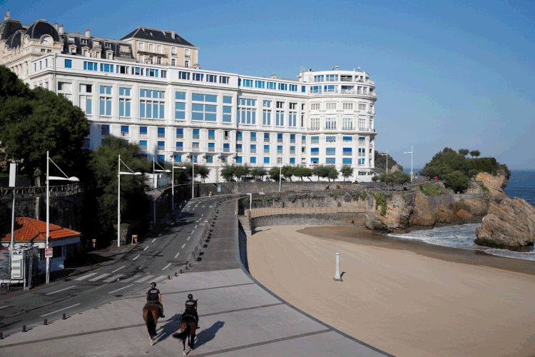 Biarritz: cidade no sudoesta da França recebe líderes para a cúpula do G7 (Reuters/Reuters)