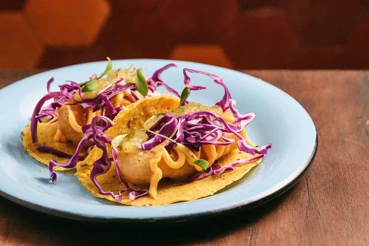 Taco de pescado do Lupe Bar y Taqueria (Lucas Terribili/Divulgação)
