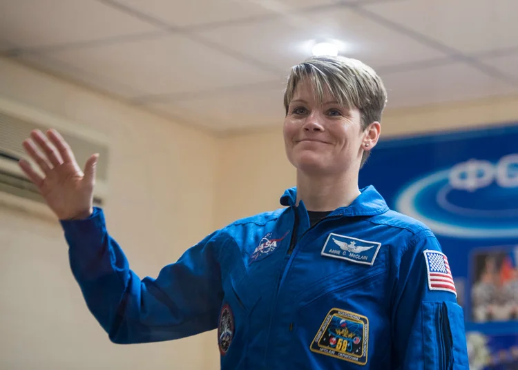 Nasa: Anne McClain participou de uma missão por seis meses na Estação Espacial Internacional (Aubrey Gemignani/NASA/Getty Images)