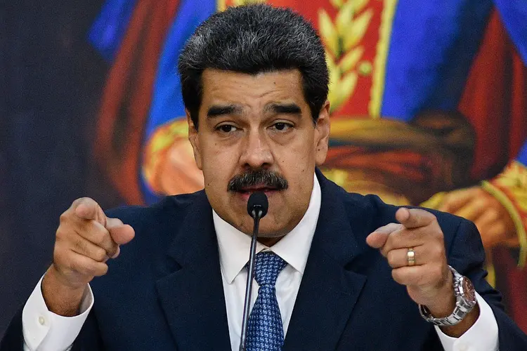 Maduro: presidente chamou Guaidó de "verme desprezível" e de "traidor da pátria" (Matias Delacroix/Getty Images)