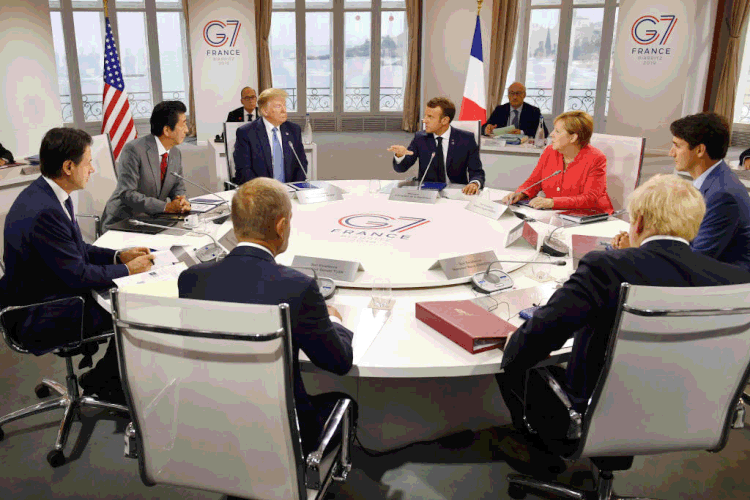 Líderes do G7: países abaixaram o tom das críticas ao governo Bolsonaro e querem ajudar a Amazônia (Jeff J Mitchell/Getty Images)