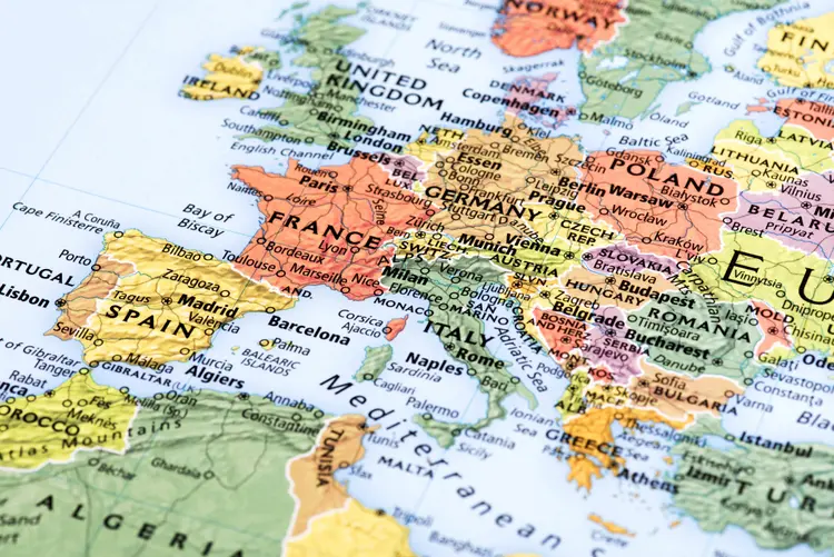 Europa: há perspectivas de crescimento baixo para os países do continente (omersukrugoksu/Getty Images)