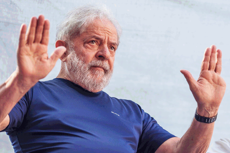Lula: petista afirmou que assistiu a "uma oportuna e inequívoca demonstração de defesa das garantias individuais e do Estado democrático de Direito” (Victor Moriyama / Stringer,/Getty Images)