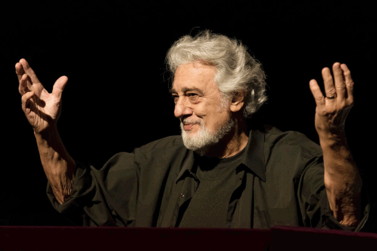 Plácido Domingo: após as denúncias se tornarem públicas, a Ópera de Los Angeles, onde Domingo é diretor-geral desde 2003, afirmou que investigará as "preocupantes" acusações (Jack Vartoogian/Getty Images)