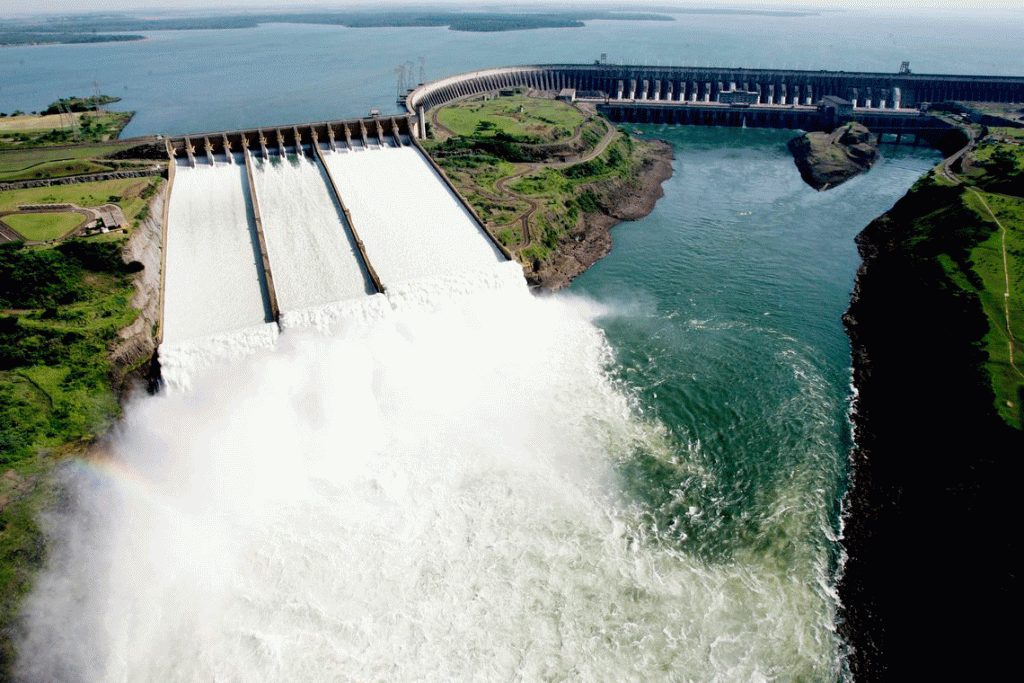 Itaipu: segundo a hidrelétrica, o temporal não trouxe qualquer impacto para as instalações da usina (Divulgação/Caio Coronel/Itaipu)