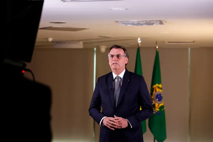 Bolsonaro: presidente fez pronunciamento oficial (Carolina Antunes/PR/Flickr)