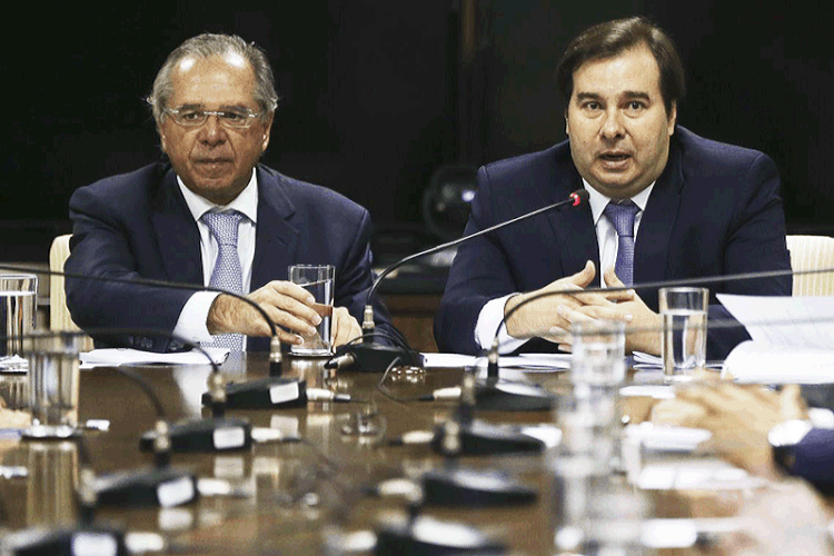 Maia: "Há uma concentração de renda que a população não concorda mais" (José Cruz/Agência Brasil)