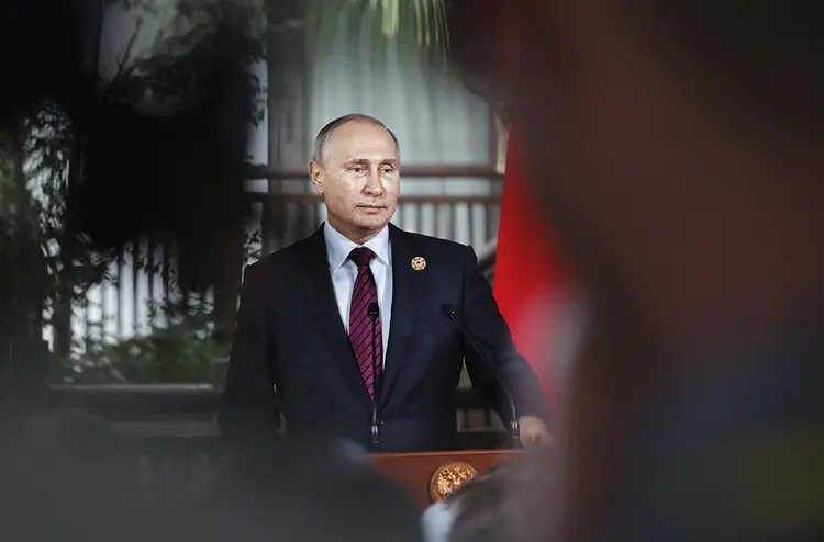 Vladimir Putin: líder está no poder na Rússia, seja como presidente ou primeiro-ministro, desde 1999 (Mikhail Klimentyev/Kremlin/Sputnik/Reuters)