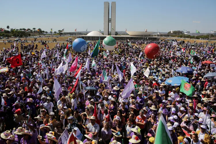 Marcha das Margaridas: mulheres do campo fazem a 6ª edição da marcha (<span>Andre Coelho</span>/Reuters)