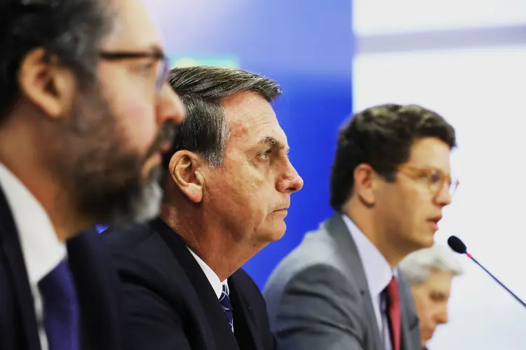 Bolsonaro: presidente vai reunir ministros para debater questão das queimadas na Amazônia (Marcos Corrêa/PR/Flickr)