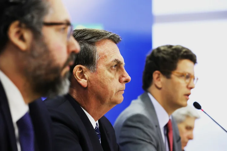 Bolsonaro: presidente vai reunir ministros para debater questão das queimadas na Amazônia (Marcos Corrêa/PR/Flickr)