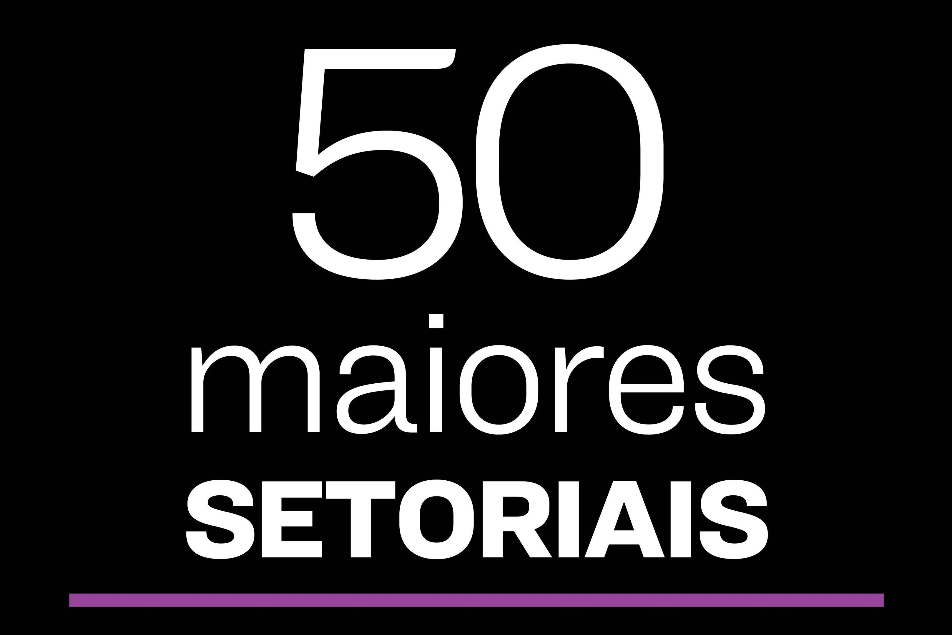 As 50 maiores empresas em diferentes categorias