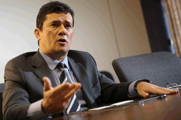 Sergio Moro: ministro nega autenticidade das mensagens vazadas (Andre Coelho/Reuters)