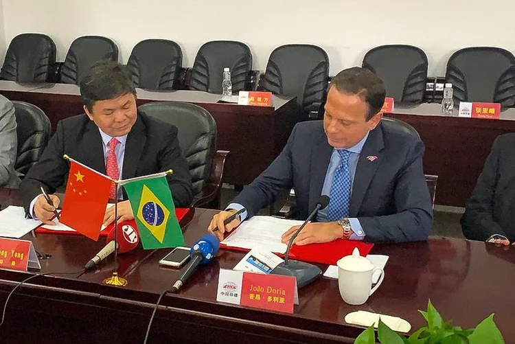 João Doria: Governador de SP está na China com comitiva buscando parcerias para investimentos no estado (Governo do Estado de São/Divulgação Paulo/Flickr)