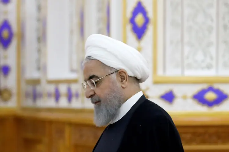 Hassan Rouhani: Diplomata francês nega que Macron tenha convidado presidente do Irã para a reunião do G7 (Mukhtar Kholdorbekov/Reuters)