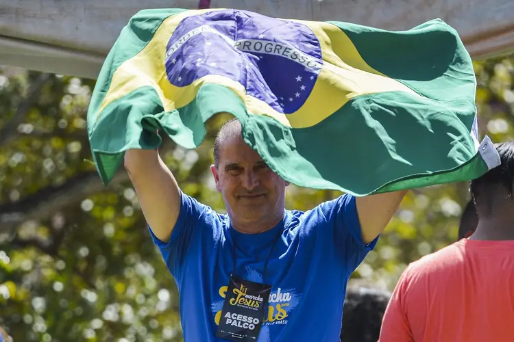 Onyx Lorenzoni: ministro participou de evento evangélico "Marcha para Jesus" neste sábado, 10 (Marcello Casal Jr./Agência Brasil)