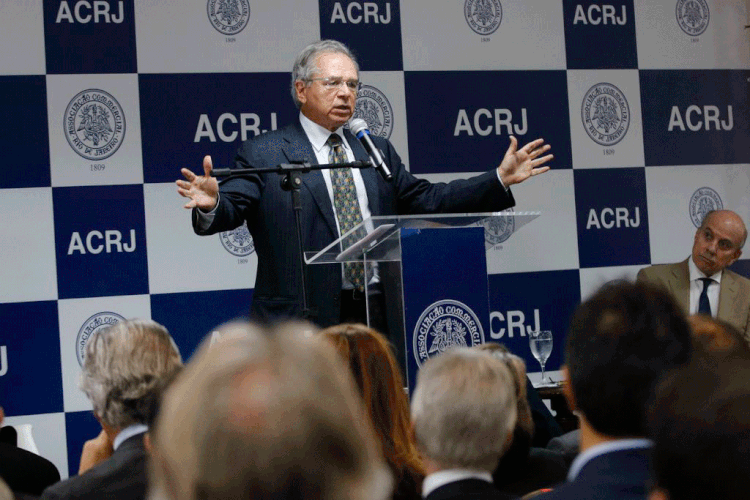 Guedes: ministro reforçou ideia de redução de compulsórios (Tânia Rêgo/Agência Brasil)