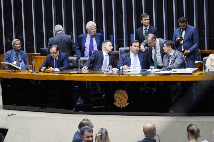 Câmara: parlamentares votam destaques da reforma da Previdência (Pablo Valadares/Agência Câmara)