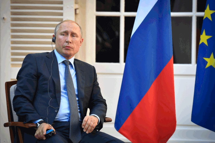 Putin: presidente esclareceu situação durante uma coletiva de imprensa (Gerard Julien/Reuters)