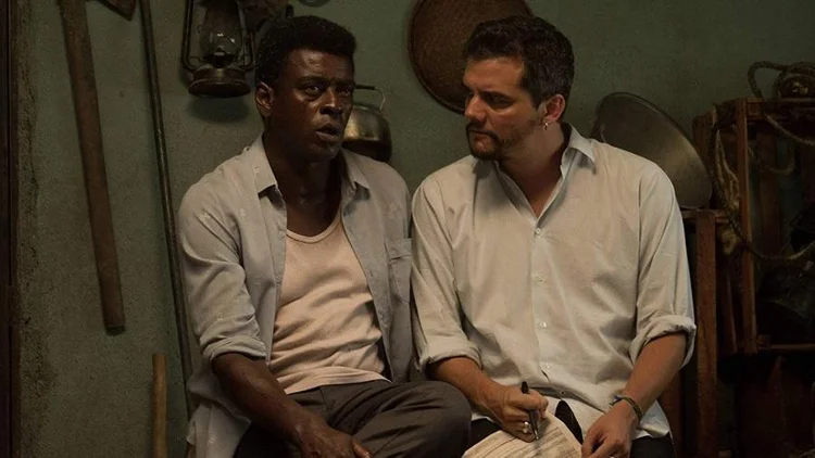 Seu Jorge e Wagner Moura: atores estão presentes em filme que conta a vida do guerrilheiro (Ariela Bueno/Divulgação)