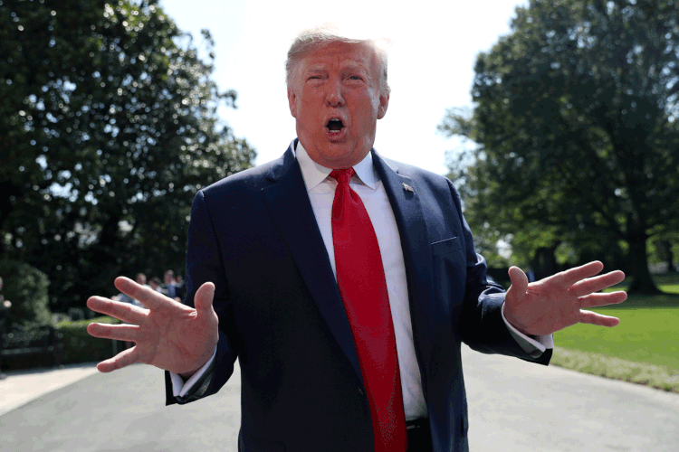 Trump: presidente apontou que pode cancelar reuniões marcadas para setembro (Leah Millis/Reuters)