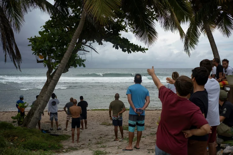 Porto Rico: meteorologistas americanos estimam que Dorian vai alcançar a cidade de Puerto Rico na tarde desta quarta-feira (AFP/AFP)