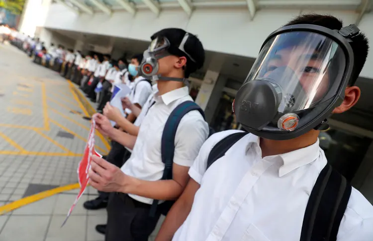 China: Hong Kong enfrenta uma onde de protestos que já dura três meses (Amr Abdallah Dalsh/Reuters)