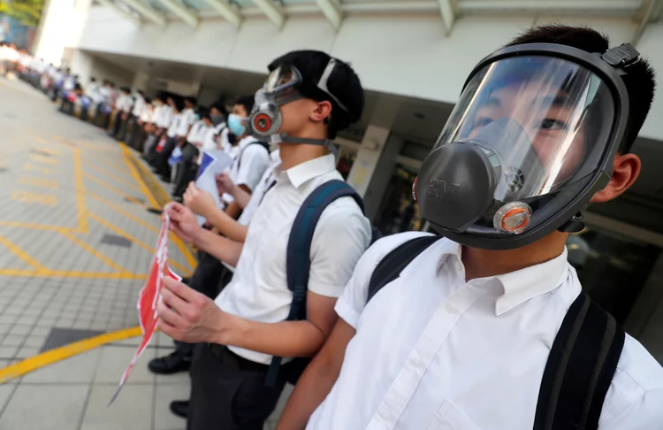 China: Hong Kong enfrenta uma onde de protestos que já dura três meses (Amr Abdallah Dalsh/Reuters)