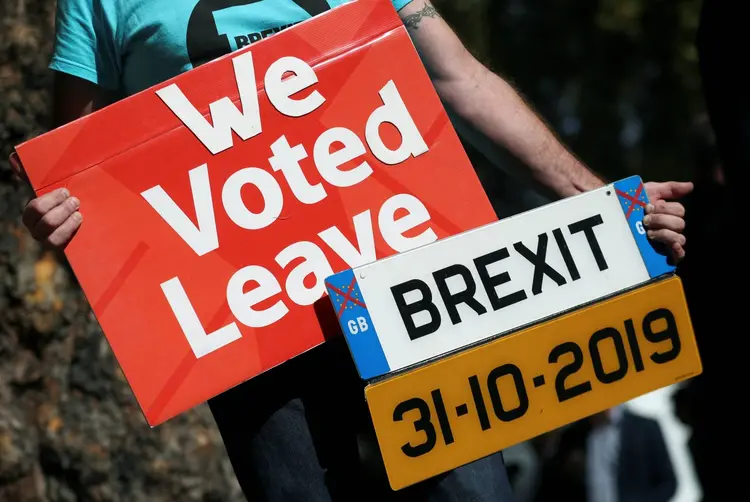 Brexit: saída do Reino Unido do bloco europeu está marcada para acontecer em 31 de outubro (Hannah McKay/Reuters)