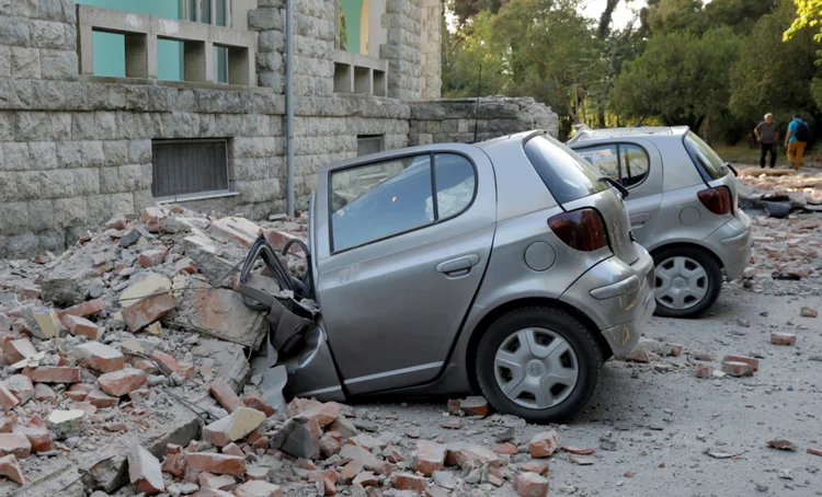 Albânia: terremoto deixou ao menos 26 feridos (Florion Goga/Reuters)