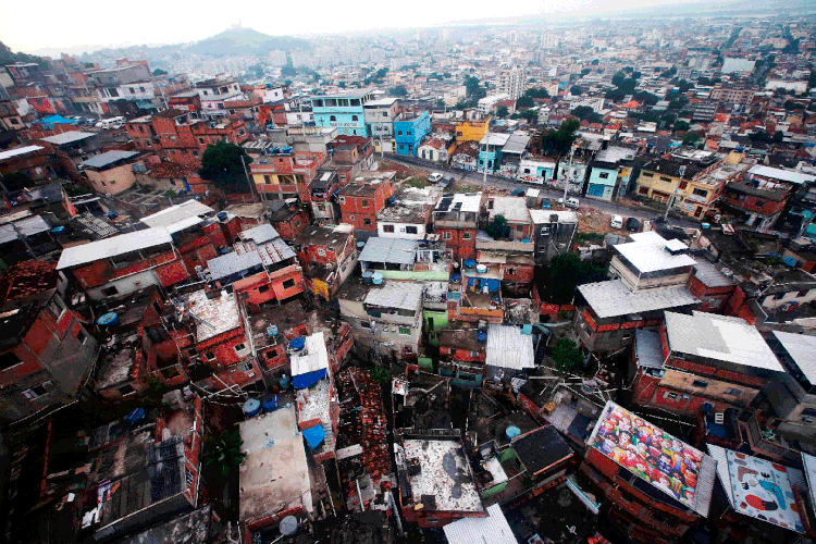 Complexo do Alemão: seis pessoas foram mortas durante confrontos entre a PM e traficantes (Mario Tama/Getty Images)