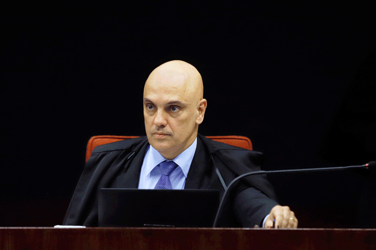 Alexandre de Moraes: ministro quer que inquérito das fake news seja votado no plenário da Corte (Rosinei Coutinho/SCO/STF/Reprodução)