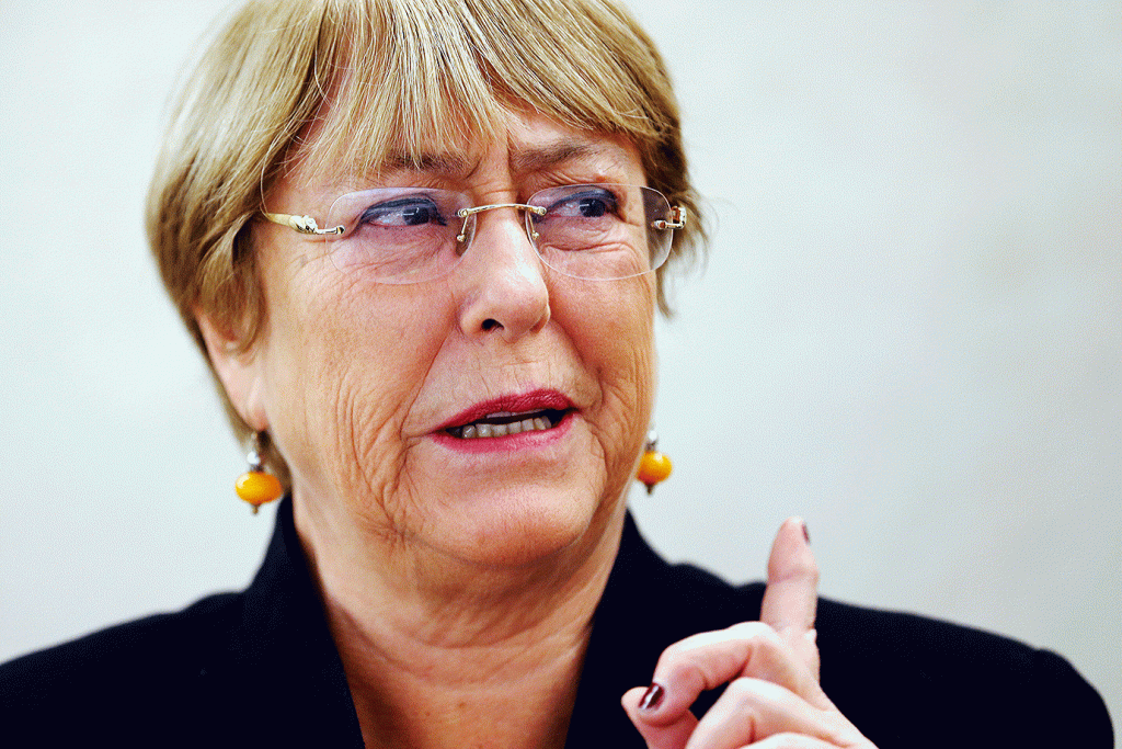 Michelle Bachelet: "Esta não é uma situação em que qualquer país, instituição ou líder político possa se manter à margem" (Denis Balibouse/Reuters)