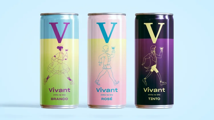 Vivant: vinho em lata (Vivant/Divulgação)