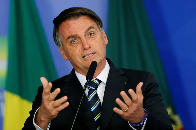 Bolsonaro: "Queimada tem todo o ano, infelizmente. Quer que faça o quê?” (Adriano Machado/Reuters)